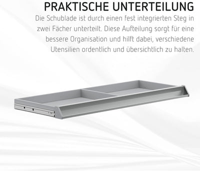 moll Easy Schublade, Kinderschreibtisch Erweiterung für zusätzlichen Stauraum, geeignet für die Kind