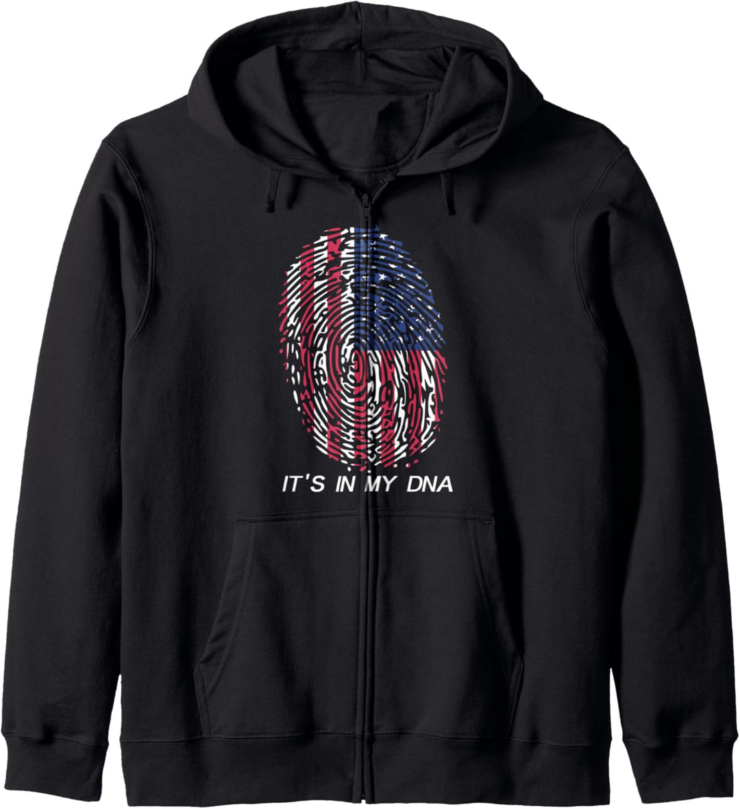 USA-Flagge "It's in my DNA" Kapuzenjacke
