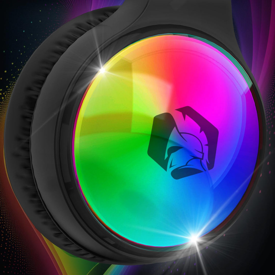 EMPIRE GAMING - Icarus S16 Gamer Kopfhörer RGB für PS5, PS4, Xbox One/Serie, PC, Mac, Smartphones, T