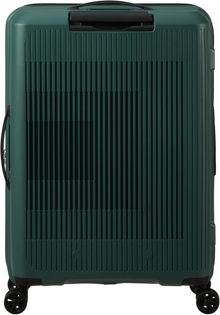 American Tourister Aerostep - Spinner M, Erweiterbarer Koffer, 67 cm, 66.5/72.5 L, Grün (Dark Forest