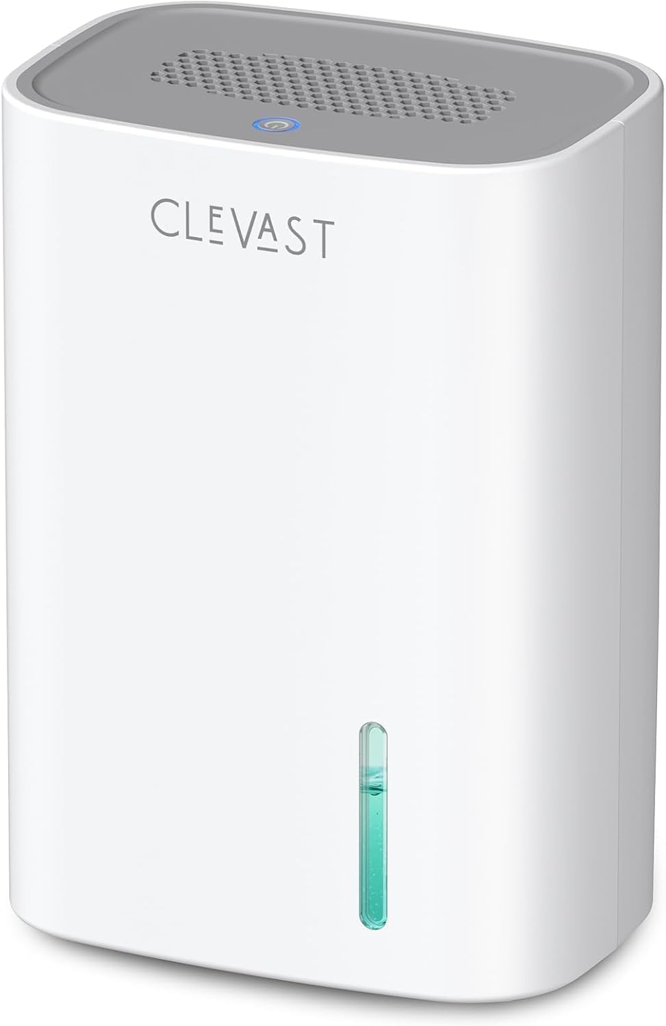 CLEVAST Elektrischer Luftentfeuchter (Weiss) | Automatische Abschaltung, Tragbares Design, Für Schla