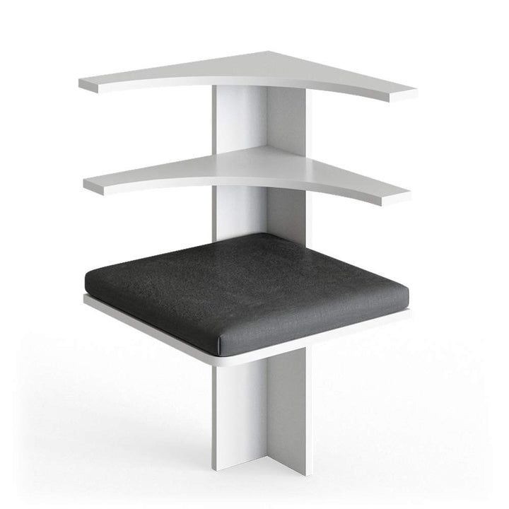 Vicco Esszimmer-Eckbank Roman, Weiss/Anthrazit, 43 x 43 cm Weiss Sitzecke, Weiss Sitzecke