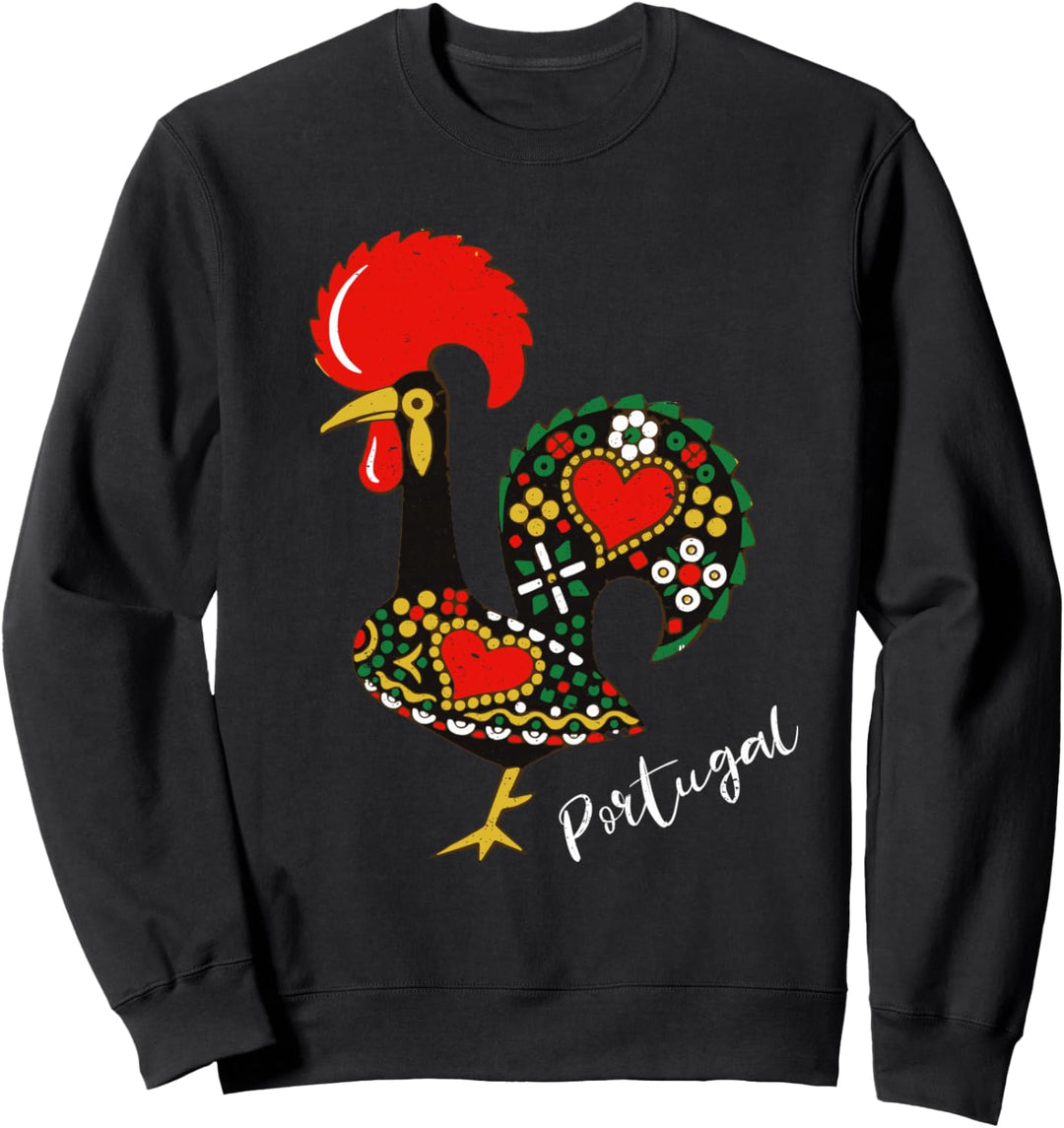 Galo de Barcelos portugiesischer Hahn Design Sweatshirt