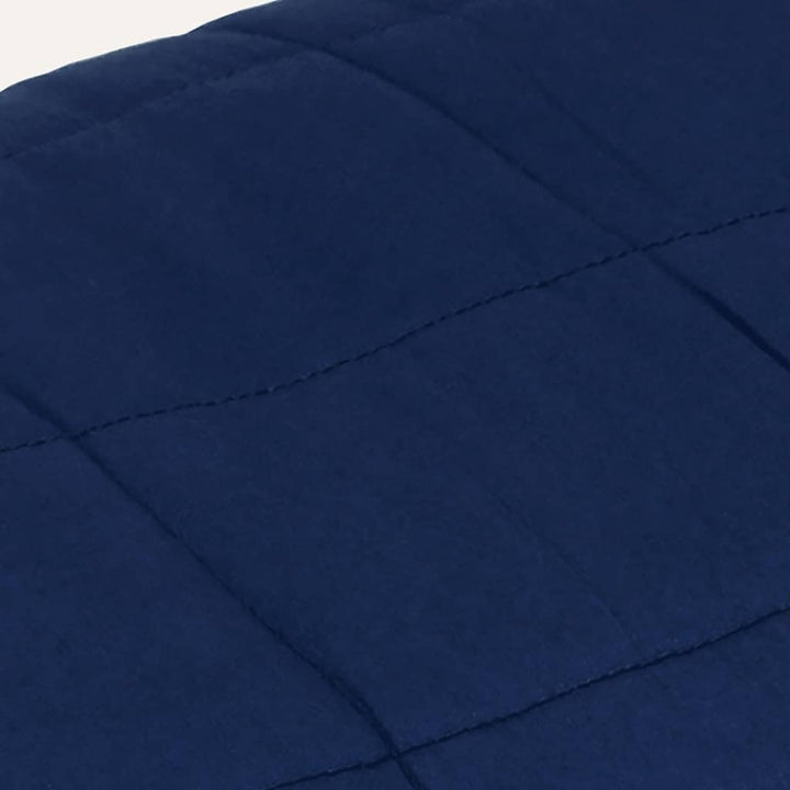 Gewichtsdecke Blau 150x200 cm 11 kg Stoff, Bequemer Stoff, Gleichmässige Gewichtsverteilung, Praktis