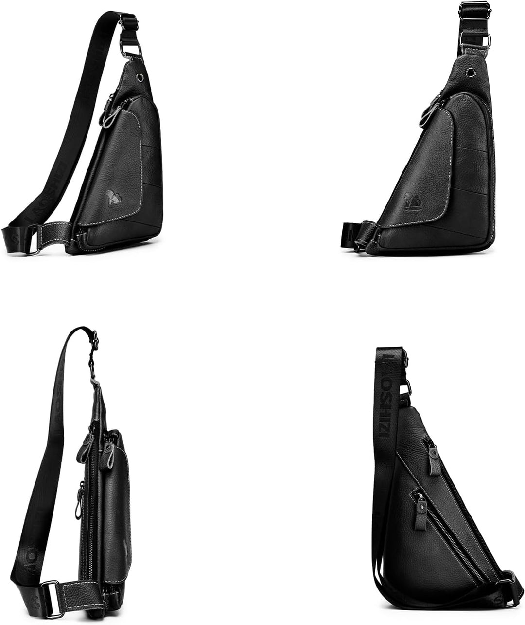 pundarika brusttasche herren leder Kleine umhängetasche herren sling bag Leder Crossbody bag Tasche