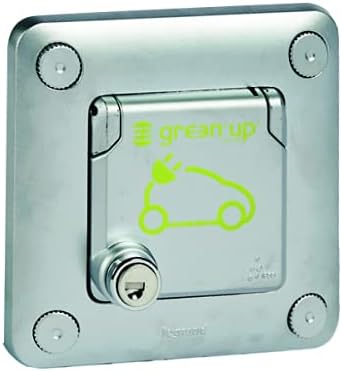 Legrand, Green Up Steckdose für Elektrofahrzeuge & Plug-in-Hybridfahrzeuge, Schnellladesystem f. E-A