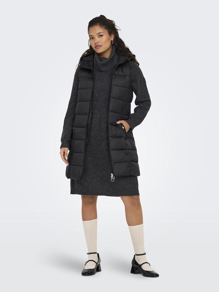 JACQUELINE de YONG Female Steppmantel JDYZULU Steppmantel S Schwarz, S Schwarz