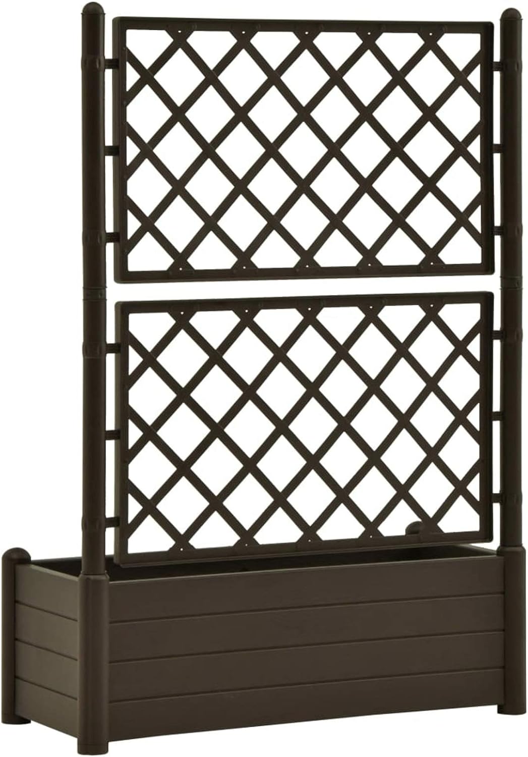 Gecheer Pflanzkübel mit Spalier Blumenkästen Pflanzencontainer Gartenspalier Rankgitter Rankhilfe Pf