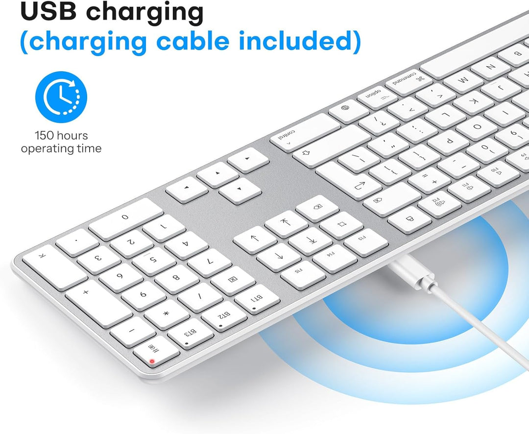 OMOTON Kabellose Bluetooth-Tastatur und Maus für Mac (MacBook Air/MacBook Pro/iMac/iMac Pro), wieder