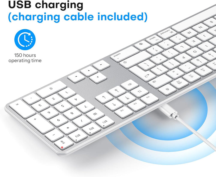 OMOTON Kabellose Bluetooth-Tastatur und Maus für Mac (MacBook Air/MacBook Pro/iMac/iMac Pro), wieder