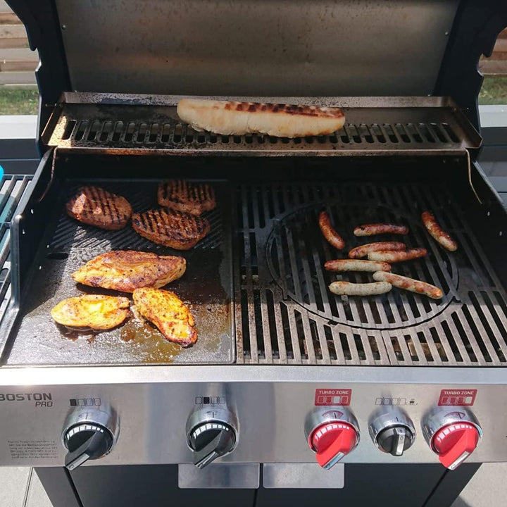 FORYEYC 43CM X 32CM Gusseisen Grillplatte für enders monroe pro 4 sik turbo, pro 3 sik turbo, landma