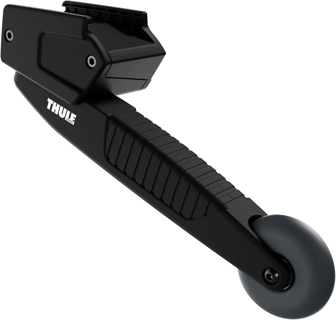 Thule 939000 Fahrradträger VeloSpace XT 3 Bikes, 13 pin &amp; 9173 Transportrollen, schwarz, 50 x 25 x 2