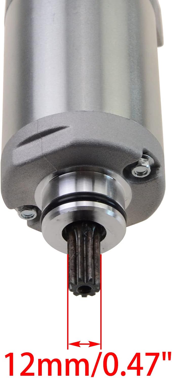 WOOSTAR 9 Zähne Elektrischer Anlasser Ersatz für YFM25R YFM250 YFM250SE RAPTOR 2008-2013 XT250 Serow