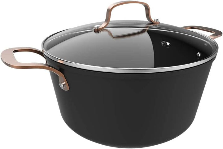 Cecotec Polka Fantasy 28 Pot Golden, Durchmesser 28 cm, Fassungsvermögen 7,1 l, geschmiedetes Alumin