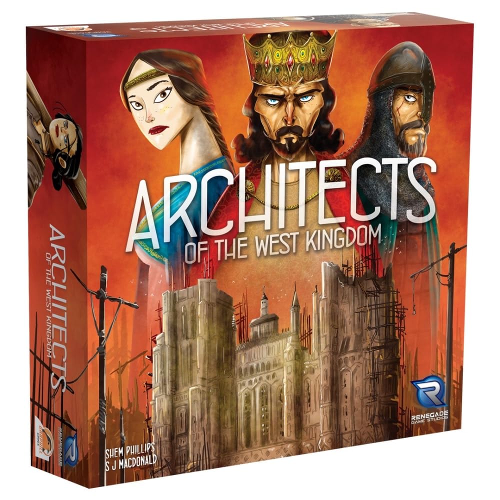 Renegade Game Studios , Architects of the West Kingdom , Board Game , Ages 12+ , 1 to 5 Players , 60