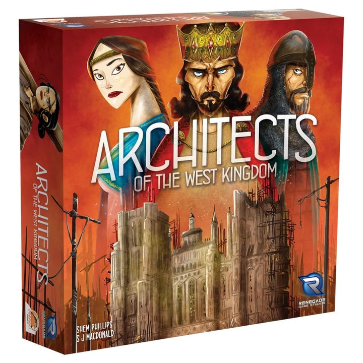 Renegade Game Studios , Architects of the West Kingdom , Board Game , Ages 12+ , 1 to 5 Players , 60
