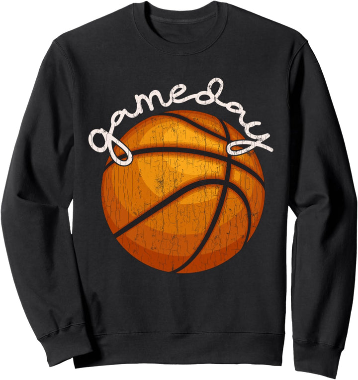 Lustiges Basketball Design Spieltag für Spieler und Trainer Sweatshirt