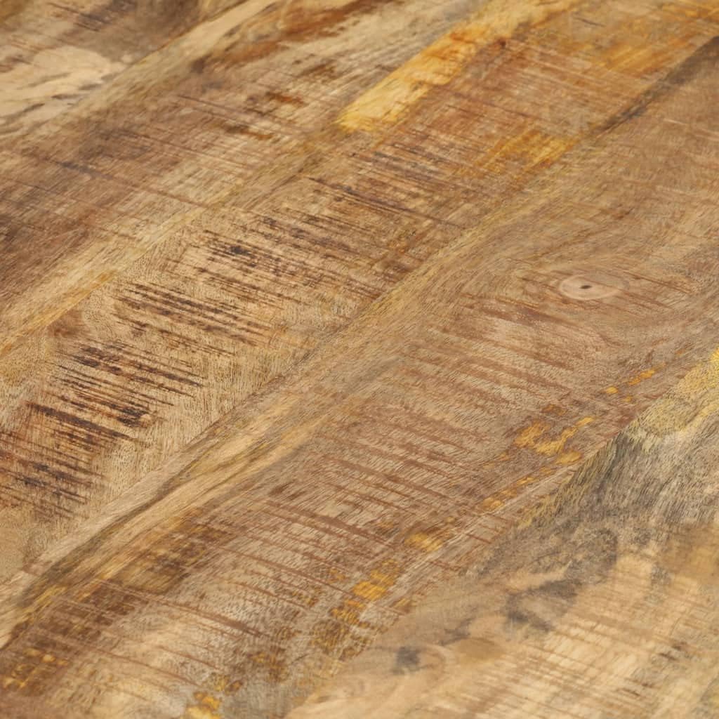 vidaXL Raues Mangoholz Satztisch 3-TLG. Couchtisch Beistelltisch Wohnzimmertisch Kaffeetisch Sofatis