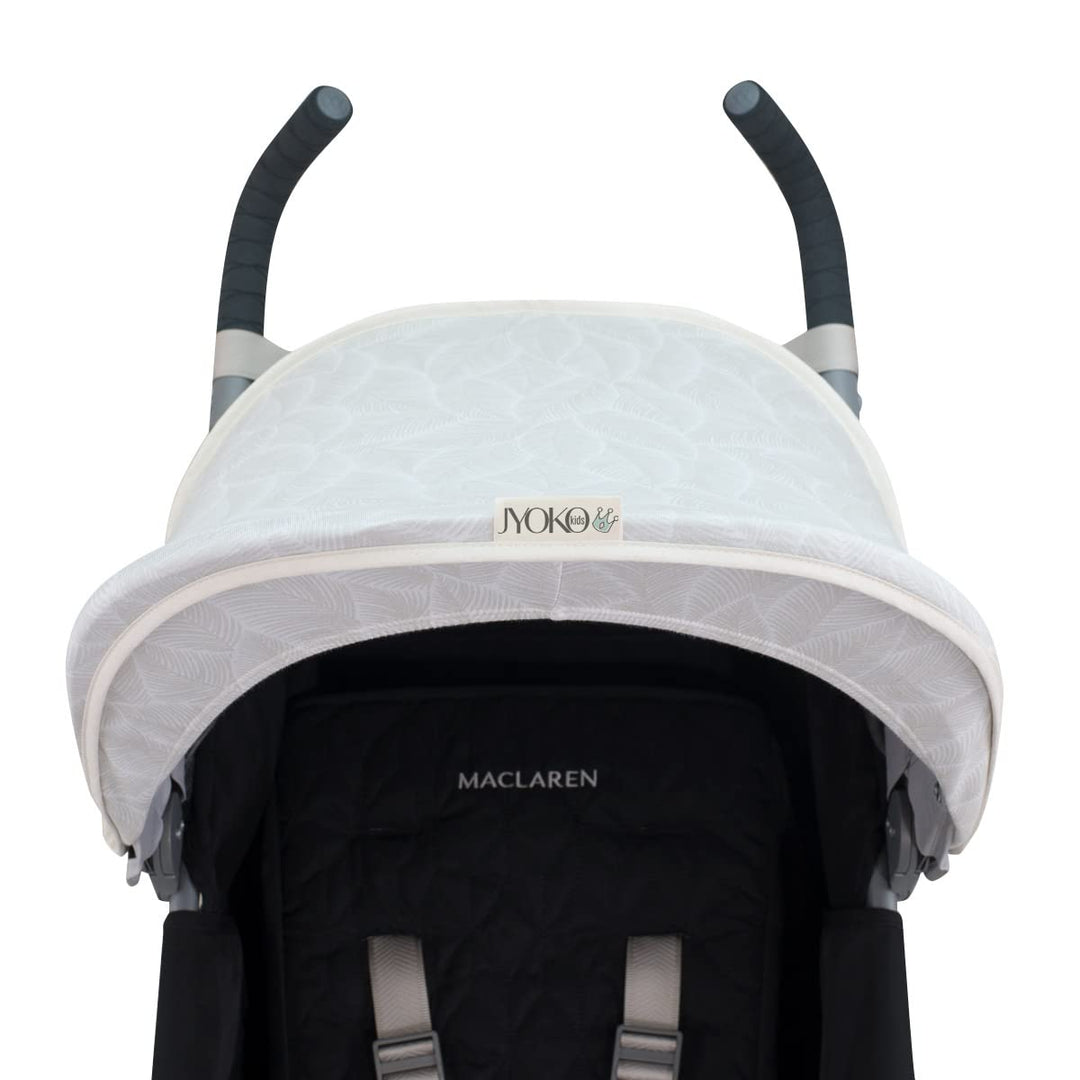 JYOKO KIDS Verdeck für Kinderwagen kompatibel mit Maclaren Quest, Techno (BLOOM), BLOOM