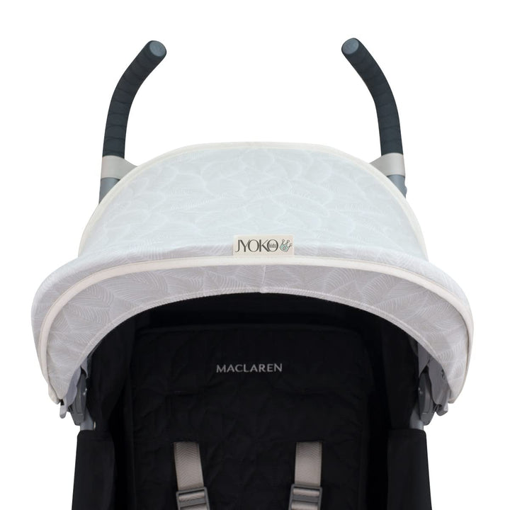 JYOKO KIDS Verdeck für Kinderwagen kompatibel mit Maclaren Quest, Techno (BLOOM), BLOOM