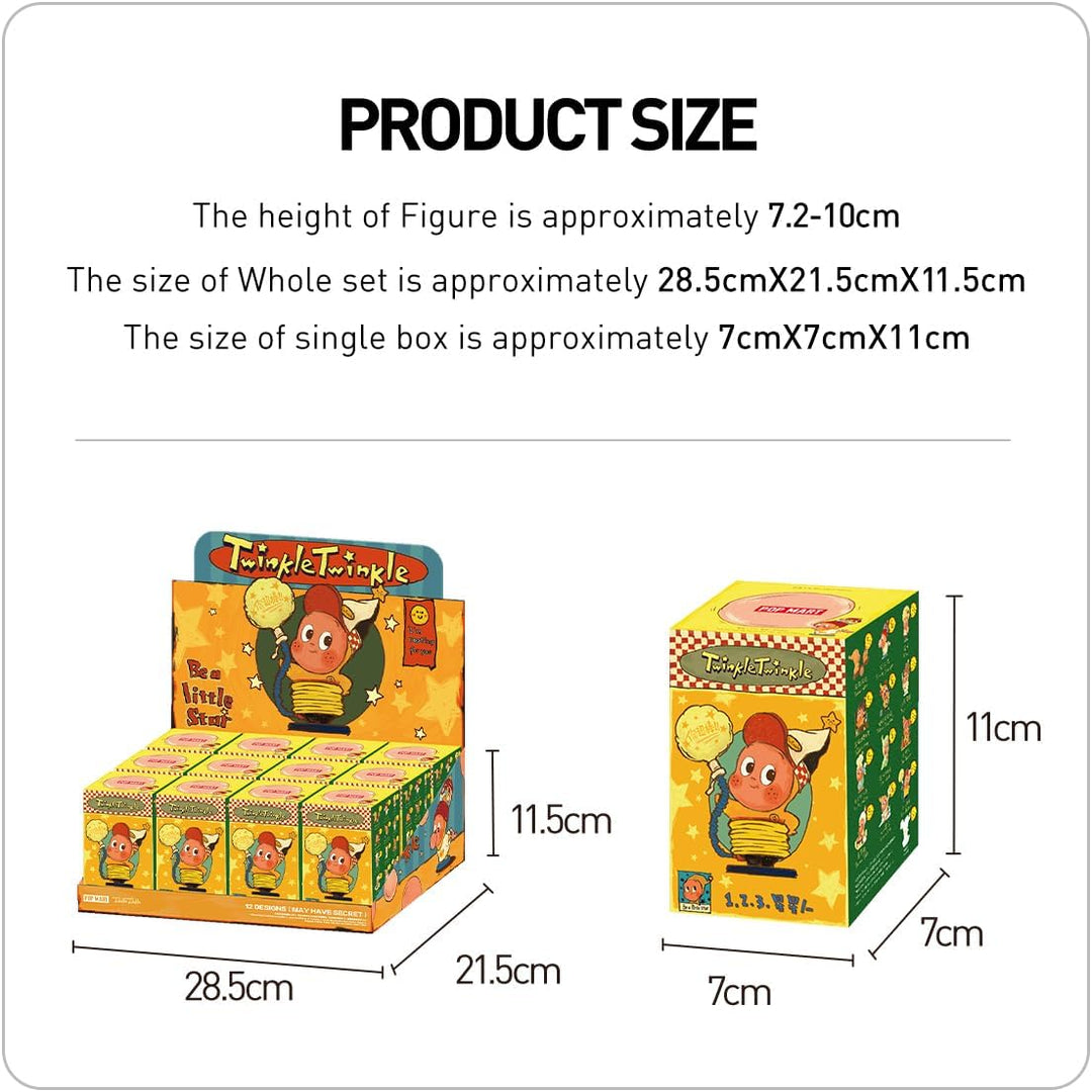 POP MART Twinkle Twinkle Be a Little Star Series Figures Sammelfiguren Sammler Kunstspielzeug Spielz