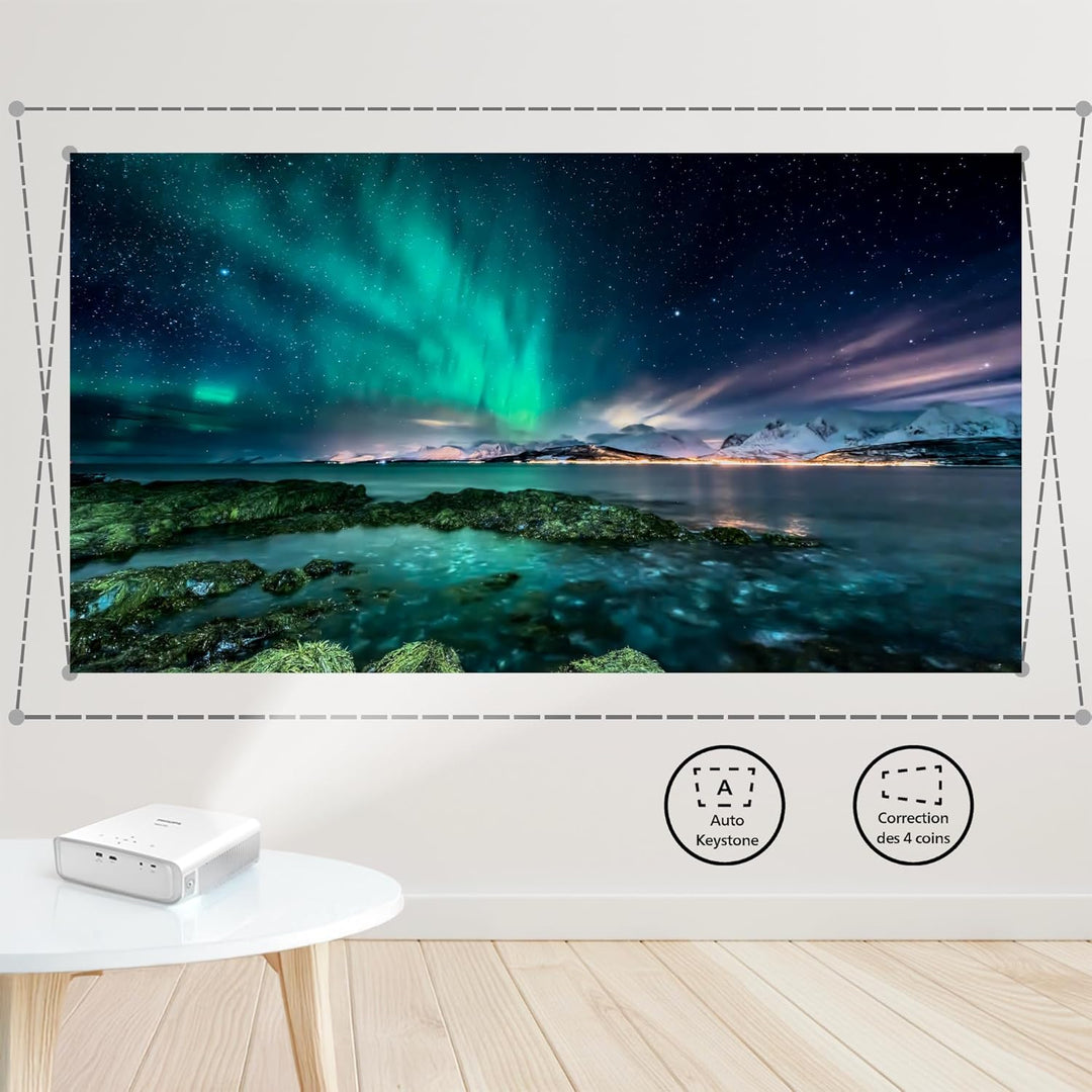 Videoprojektor - PHILIPS - NeoPix 550 Smart - Full HD 1080p - 500 Lumen - 100 Zoll