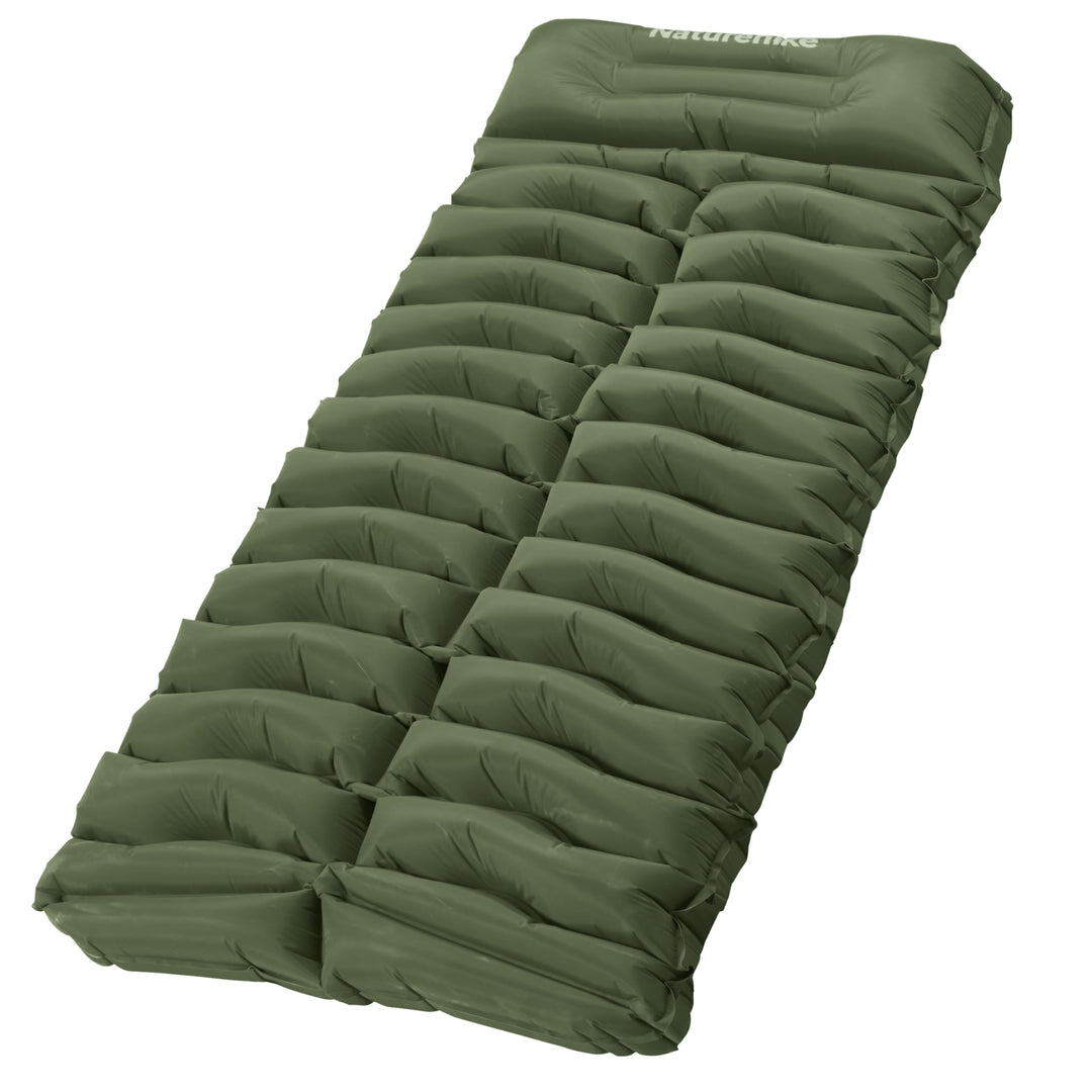 Naturehike Isomatte Camping, Ultraleicht Camping Luftmatratze mit Luftpumpe, 9.5cm Dick Matratze ist