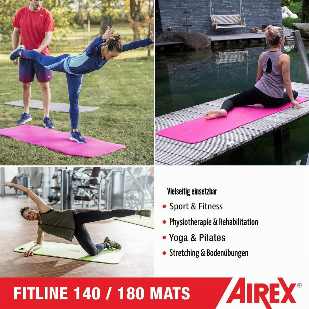 Airex Fitline Fitnessmatte anthrazit, anthrazit