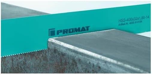 Maschinensägeblatt HSS Länge 450mm Querschnitt 38x2mm 6 Zähne / Zoll