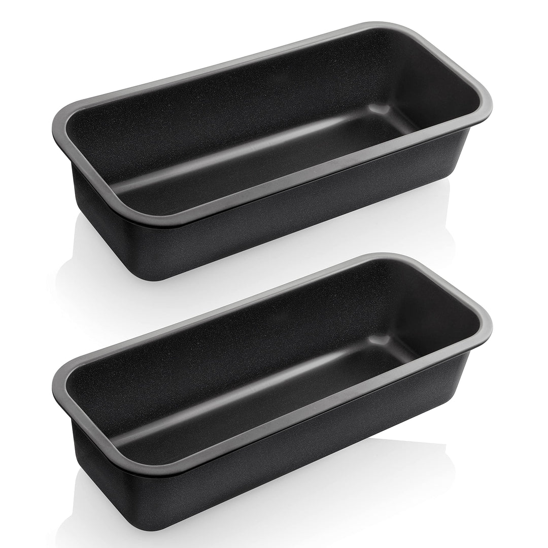 Grizzly Brotbackform, 2x Brotform 30 x 11,5 cm, sauerteigbeständig, antihaft, Backform für Brot und