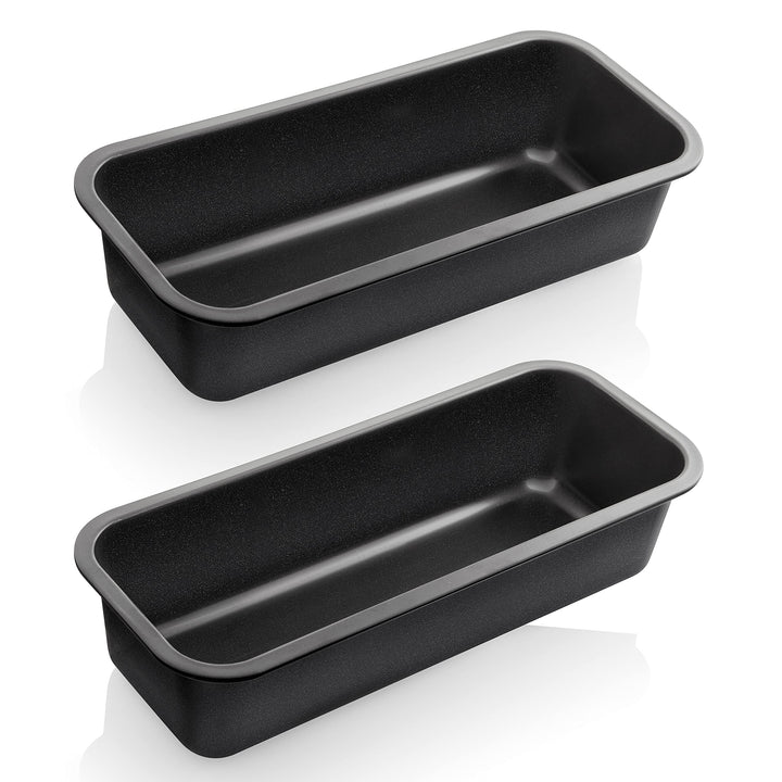 Grizzly Brotbackform, 2x Brotform 30 x 11,5 cm, sauerteigbeständig, antihaft, Backform für Brot und