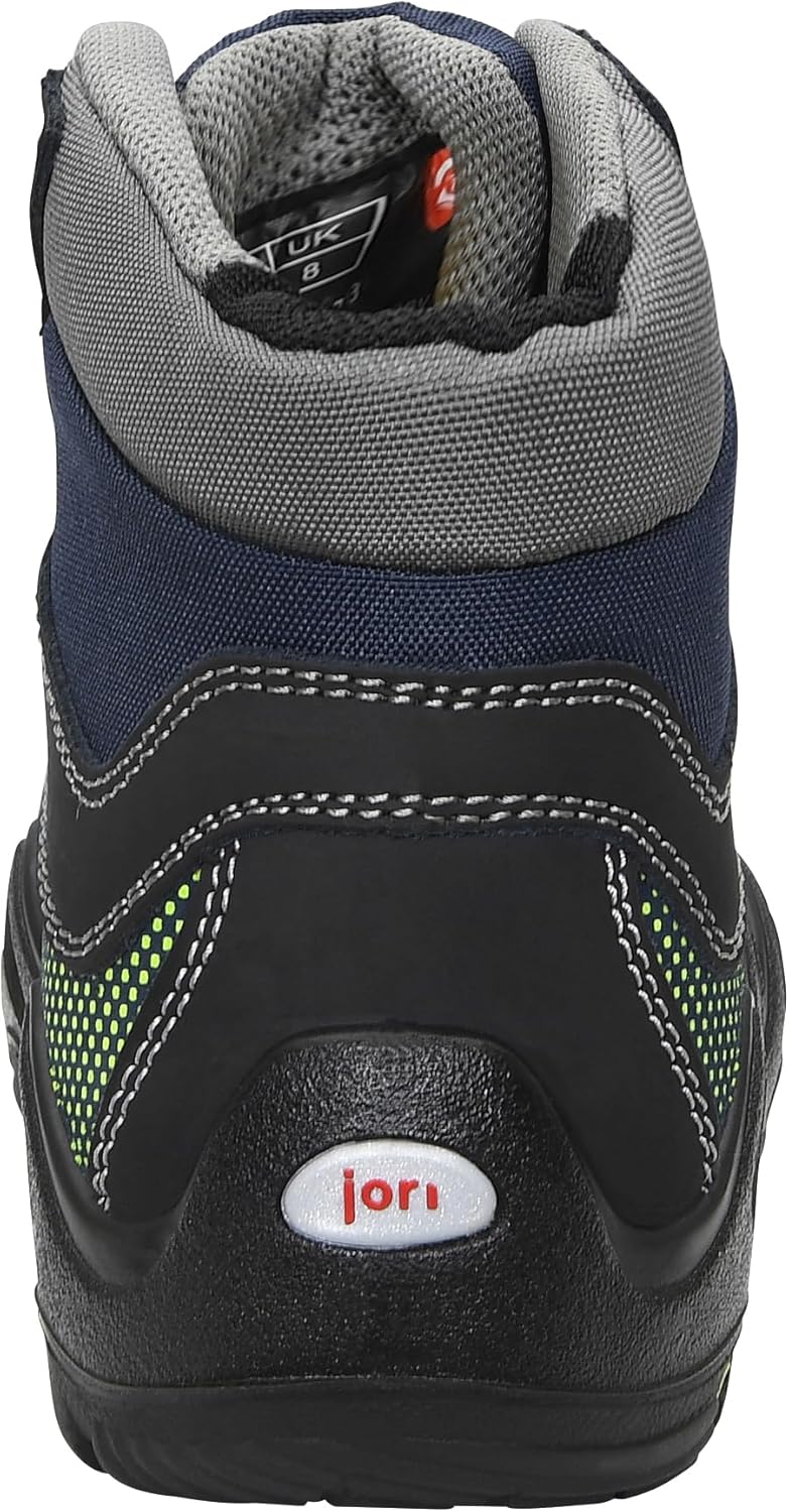 JORI Sicherheitsschuhe Harvey Mid S3, Damen und Herren, Leder, Kunststoffkappe (Leichter als Stahlka