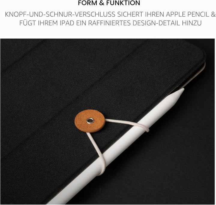 Native Union W.F.A iPad Folio - Minimalistischer und faltbarer iPad-Ständer samt Hülle aus recycelte