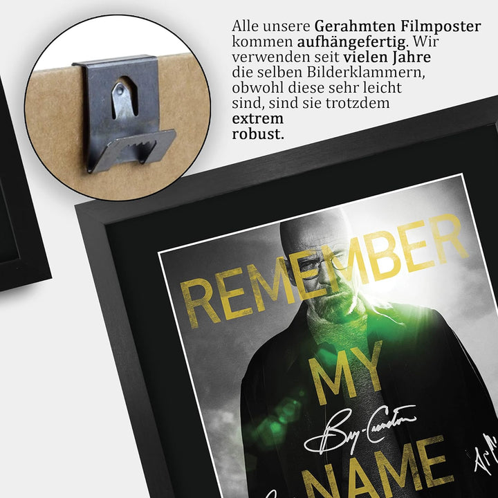 HWC Trading Breaking Bad A3 Gerahmte Signiert Gedruckt Autogramme Bild Druck-Fotoanzeige Geschenk Fü