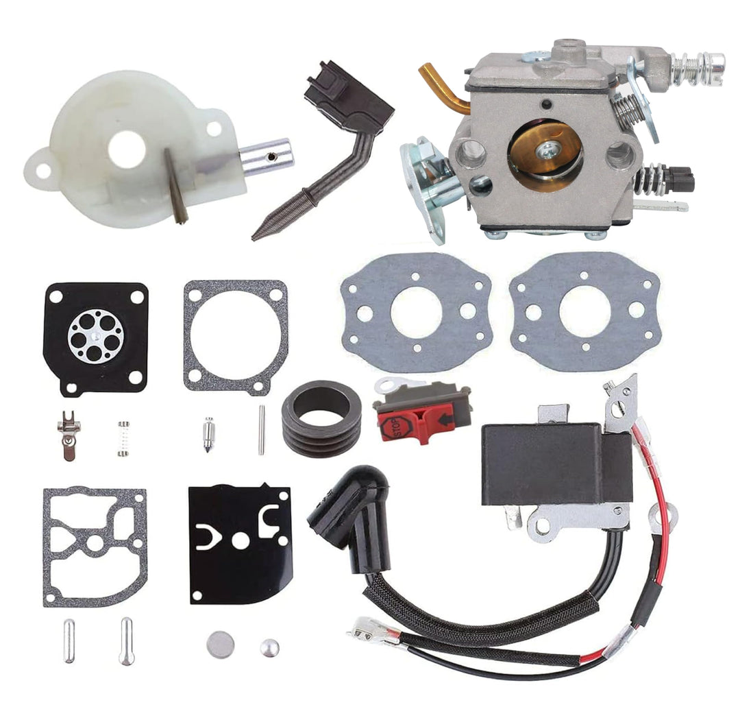 Hippotech Vergaser Zündspule Membran Reparatursatz Ersatz Für Husqvarna 136 137 141 142 Kettensäge