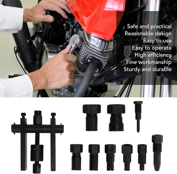 Asixxsix 10PCS Blind Inner Bearing Puller Hole Remover, Motorrad Innenlager Removal Tool Kit Inner B