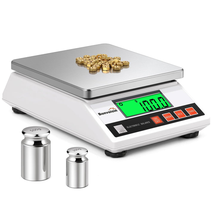 Bonvoisin 6000g, 0.1g Hochpr?zise Digitale Elektronische Waage Industrielle Z?hlwaage Küchenschmuckw