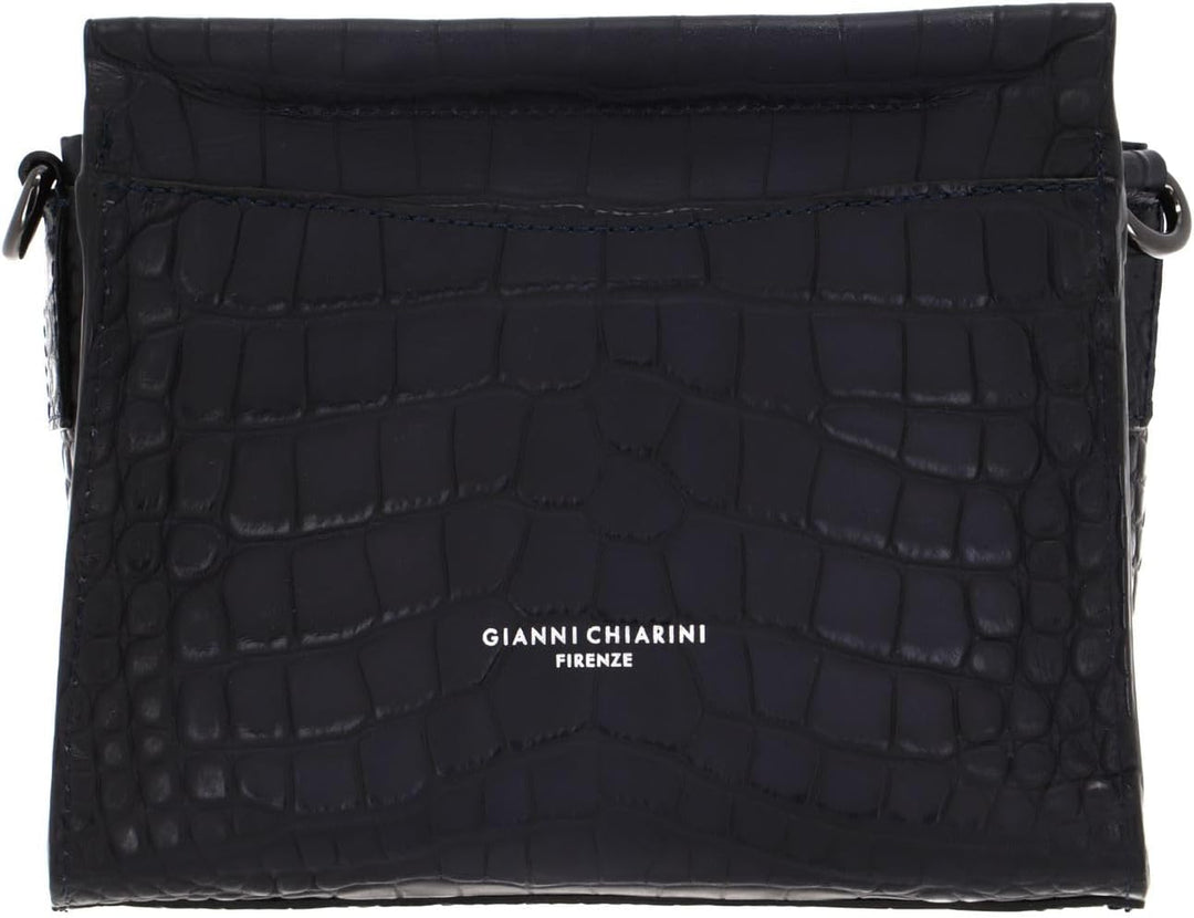 GIANNI CHIARINI Borsa Pellle Crossbody Bag S Blue Wizard