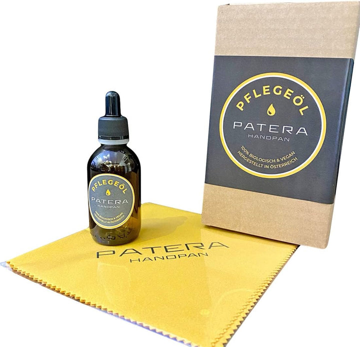 Sela SE201 Harmony Handpan D Kurd Stainless Steel + Patera Pflege-Öl