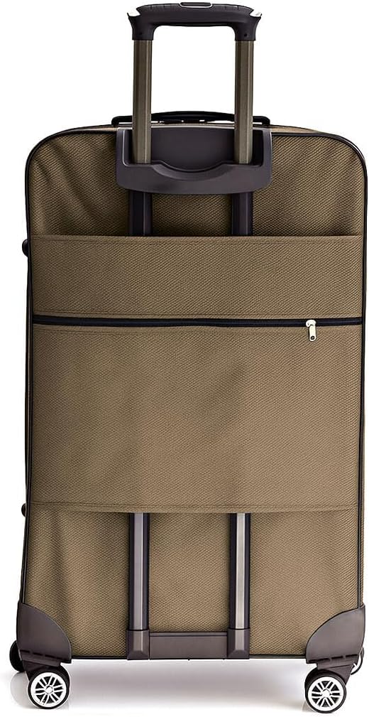 Generisch Kofferset 3-teilig – Trolley Set mit 4 Rollen & Zahlenschloss | Weichschalenkoffer in M/L/