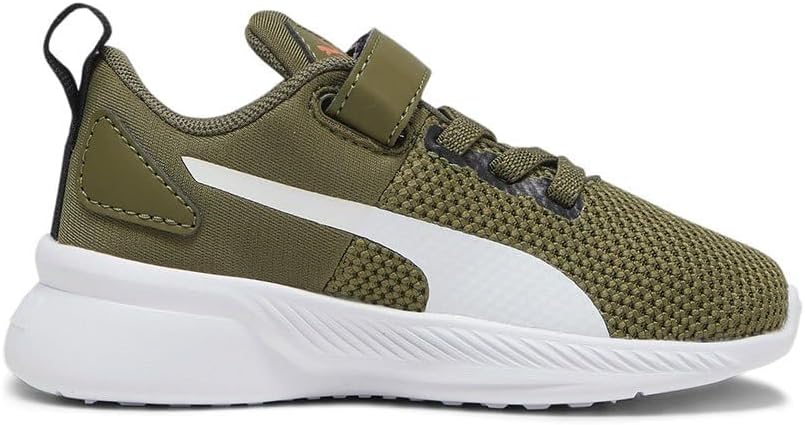 PUMA Herren Flyer Runner Engineer Knit Laufschuh 35.5 EU Mehrfarbig Olive Drab Puma White Hot Heat,