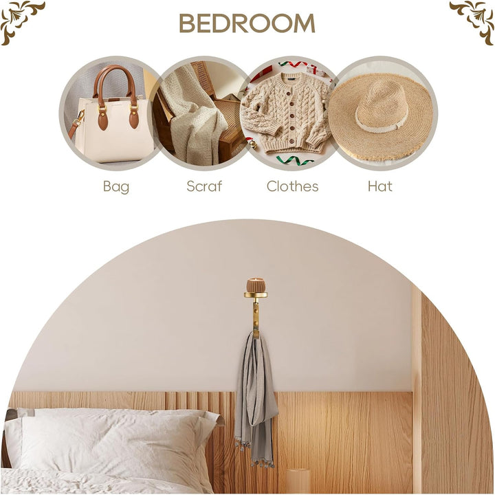 Hand Towel Holder for Bathroom with Vintage Wall Mounted Candle Holder Wall Mounted Towel Hook with