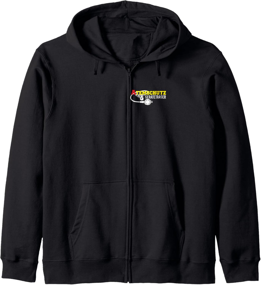 Feuerwehr - Atemschutzgeräteträger Front und Rückseitendruck Kapuzenjacke