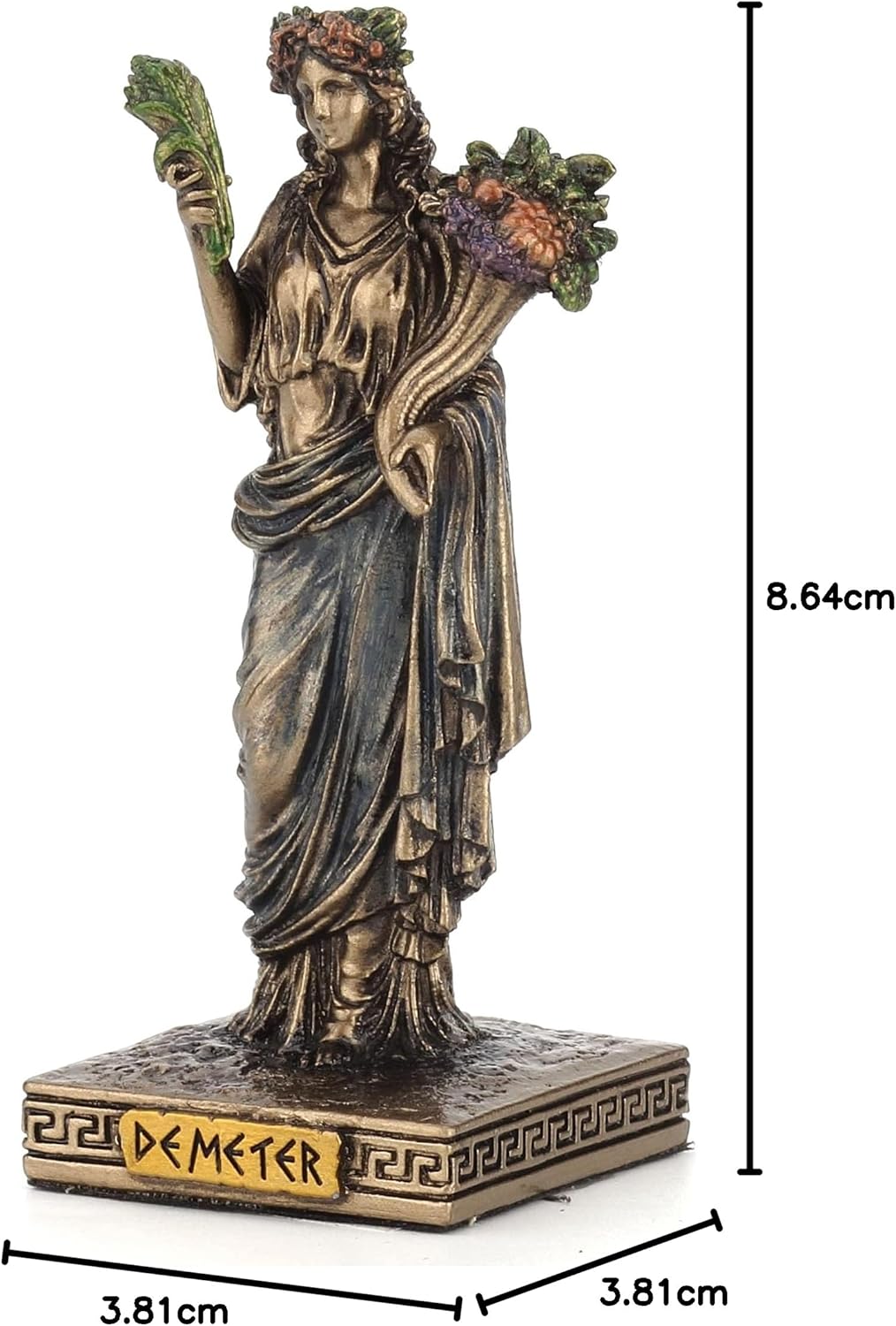 Veronese Design Griechische Götter Miniaturfigur (Demeter, Bronze) Demeter Bronze, Demeter Bronze