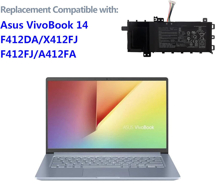 Swark Replacement Akku C21N1818-1 Kompatibel mit Asus VivoBook 15 F512FA F512FB F512FJ F512FL F512DA