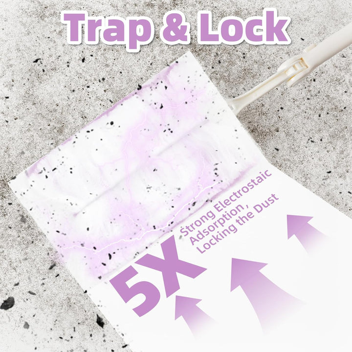 Loveco 51 Stück Kompatibel für Swiffer Staubmagnet Nachfüllpack, Einweg Magnet Staubwedel für Swiffe