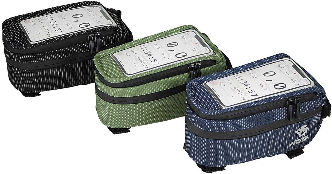 NC-17 Connect Universal XL Oberrohrtasche DOT / Fahrrad-, Smartphonetasche mit Klettverschluss, Stau
