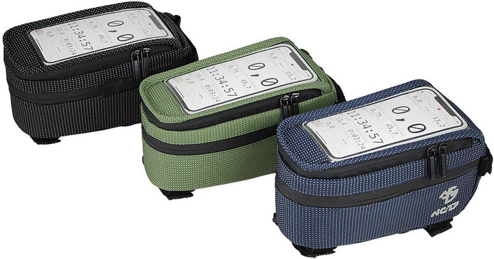 NC-17 Connect Universal XL Oberrohrtasche DOT / Fahrrad-, Smartphonetasche mit Klettverschluss, Stau