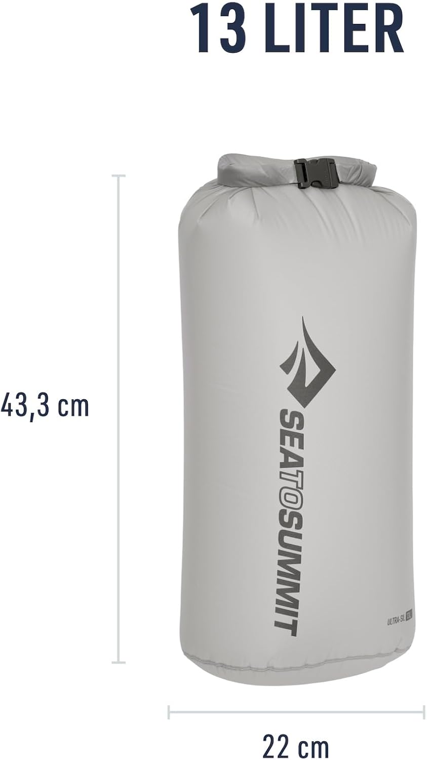 Sea to Summit - Ultra-Sil Dry Bag L 13L - wasserdichte Aufbewahrung - Rollverschluss & Patentierte F