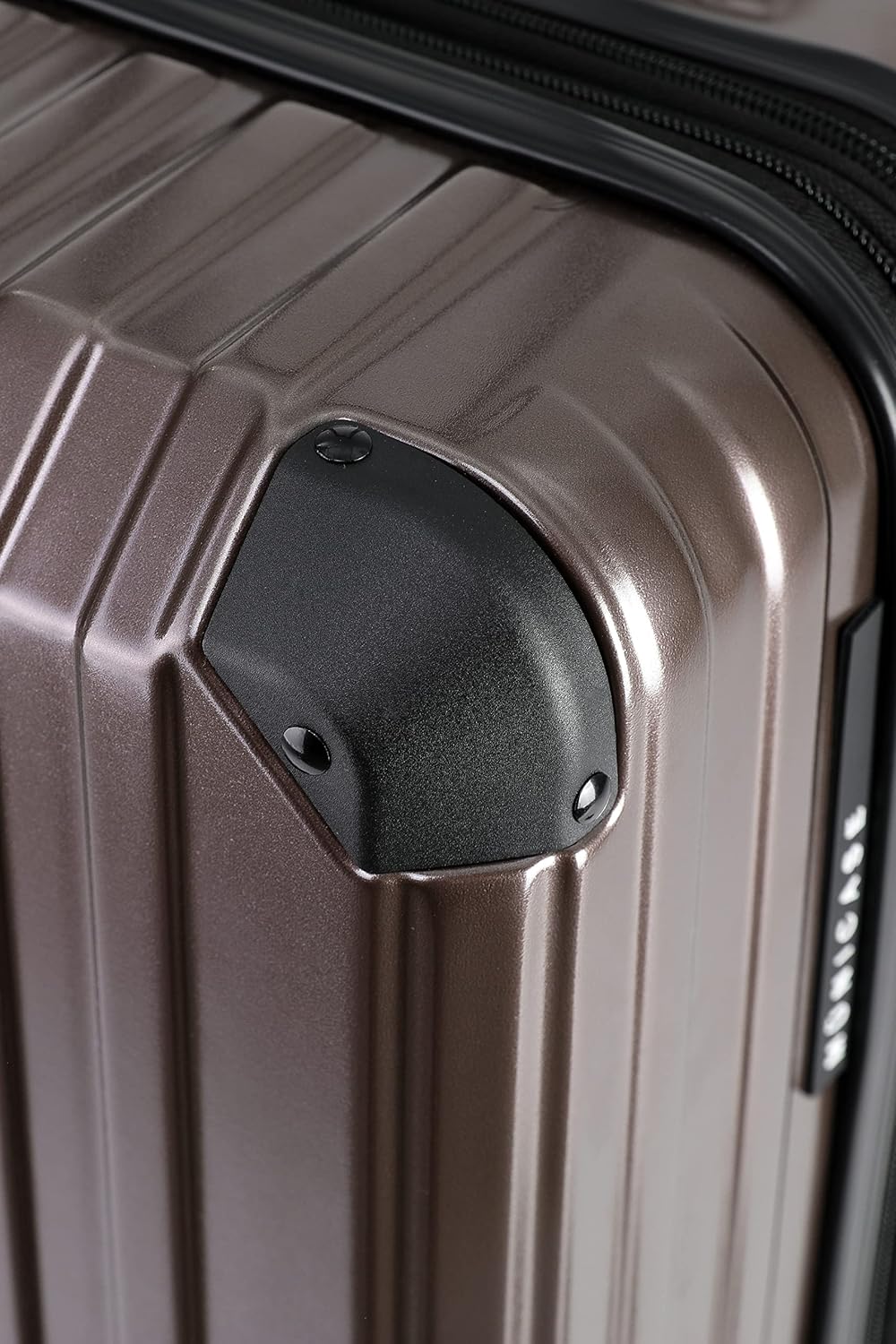 M816 TSA-Schloss Koffer Reisekoffer Trolley Hardschale Boardcase (Coffee, Kleiner Koffer), Coffee